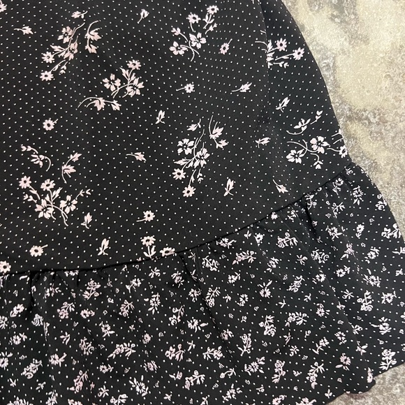 Vintage Bali Black Floral Printed Slip Dress - Picture 11 of 14